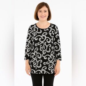 Dina Long Tunic Womens Long Sleeve 2XLarge